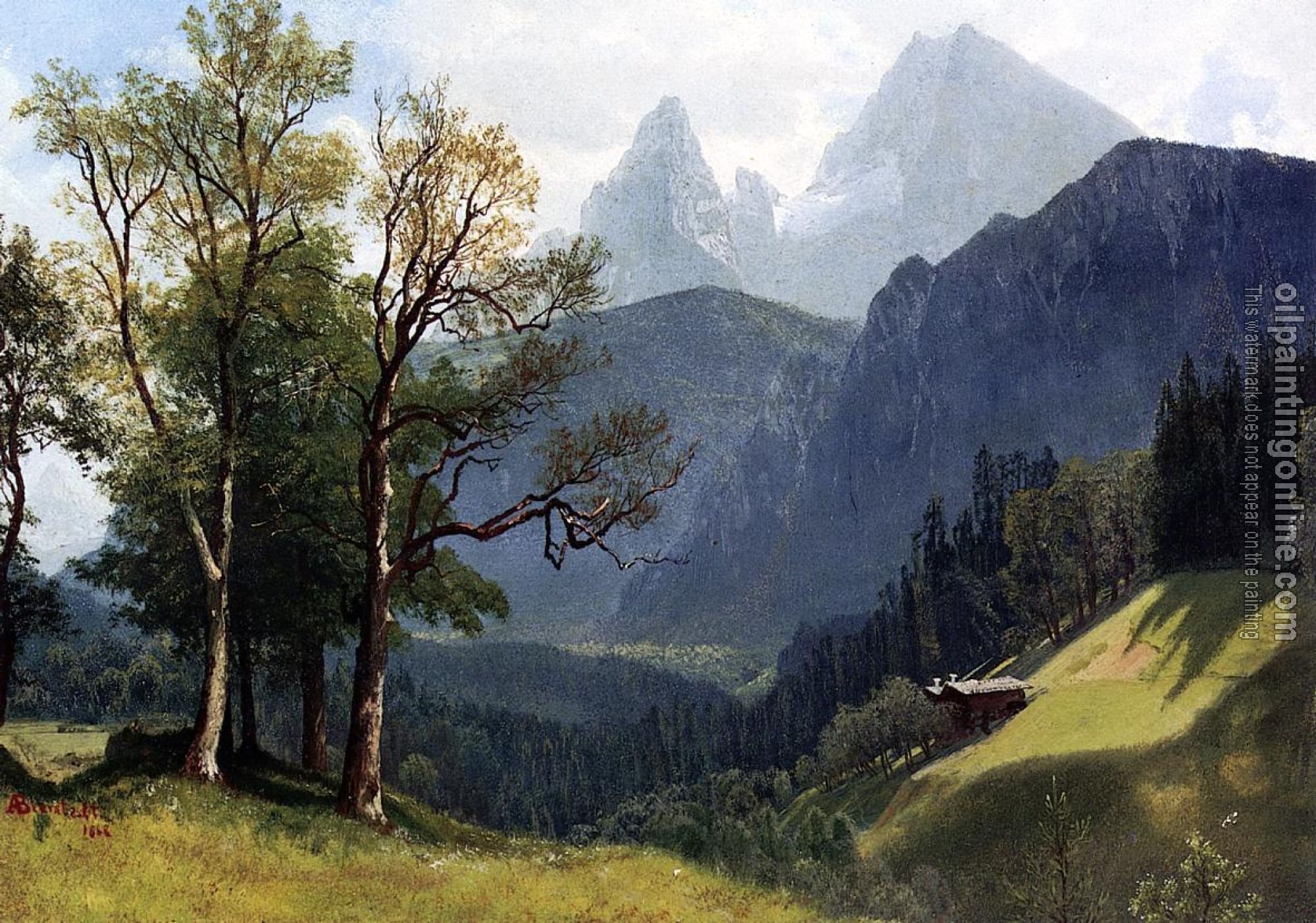 Bierstadt, Albert - Tyrolean Lansscape